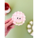 Dessous de verre original cuisine motif matcha sourire style kawaii
