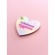 Détail miroir cœur message infiniment maman cadeau fête des mères