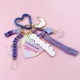 Porte-clés grigri Infiniment maman personnalisé avec initiales enfants