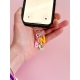 Bijou de téléphone Maman soleil personnalisé avec initiales enfants