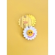 Miroir de poche Maman soleil en forme de marguerite personnalisé