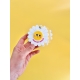 Détail miroir or avec prénoms gravés cadeau fête des mères
