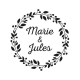 Tampon personnalisé mariage champêtre couronne de fleurs