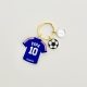 Porte-clés maillot France, cadeau papa fan de football