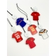 Bijou de voiture maillot équipe de foot Papa personnalisé - équipes européennes