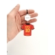 Bijou de voiture maillot Belgique football Papa personnalisé - équipes européennes
