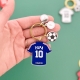 Porte-clés maillot France Papa personnalisé, cadeau papa fan de foot