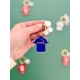 Porte-clés maillot France Papa personnalisé, cadeau papa fan de foot