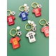 Porte-clés maillot football Papa maillot équipe européenne, cadeau fête des pères