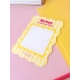 Bloc notes décoratif jaune et rose fabriqué en France