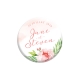 Magnet avec aimant, cadeau d'invité original, mariage bucolique, Pivoine à l'aquarelle