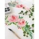Illustration à l'aquarelle de pivoines Print Your Love