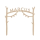Caketopper en bois anniversaire in the wood personnalisation prénom
