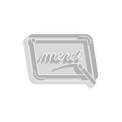 Emporte-pièce ardoise d'écolier merci