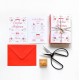 Invitation mariage champêtre et chic, coquelicot