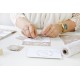 Studio Print Your Love, assemblage d'une papeterie champêtre kraft