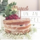Cake topper personnalisé prénom enfant gâteau anniversaire