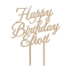 Cake topper personnalisé anniversaire calligraphie avec prénom