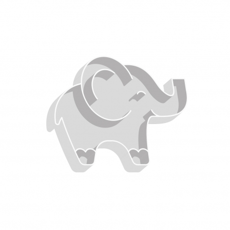 Emporte-pièce éléphant pour biscuits originaux anniversaire