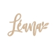Enseigne prénom en bois calligraphie décoration enfant
