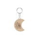 Porte-clef original lune love you to the moon