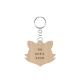 Porte-clef baptême personnalisé thème renard, cadeau d'invité