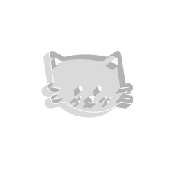 Emporte-pièce tête de chat