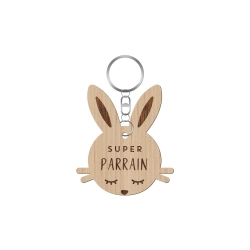 Porte-clé tête de lapin 3