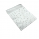 Sachet à confiserie semi-opaque à pois blanc