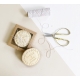 Boîte kraft carrée cadeau d'invité