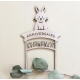 Cake topper prénom lapin