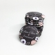 Magnet mariage fond ardoise et fleurs personnalisé 