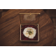 Mariage champêtre boîte à alliances en verre personnalisée
