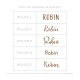 Invitation anniversaire garçon ou fille modèle forêt biche faon