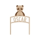 Cake topper en bois personnalisé panda