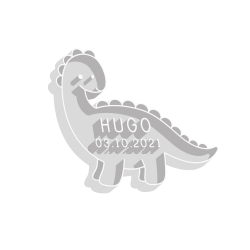 Emporte-pièce personnalisé anniversaire dinosaure