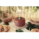 Cake topper dino party personnalisé