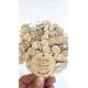 Porte clef en bois personnalisé avec prénoms mariage champêtre