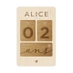Carte étapes en bois personnalisée, cadeau de naissance