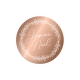 Dessous de verre plexiglas miroir rose gold, décoration table de Noël
