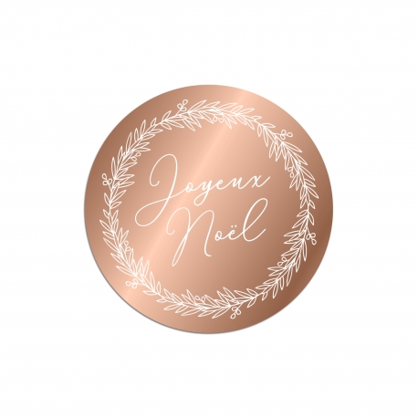 Dessous de verre plexiglas miroir rose gold, d&eacute;coration table de No&euml;l