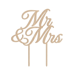 Cake topper mr & mrs