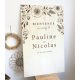 Panneau de bienvenue mariage fleuri