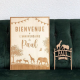 Panneau personnalisé en bois thème savane