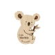 Magnet anniversaire personnalisé thème koala