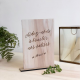 Panneau en bois personnalisée pour urne mariage