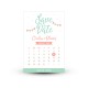 Save the date original personnalisé mariage guinguette
