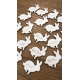 Jolis marque-places en bois personnalisés modèle lapin