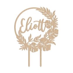 Cake topper jungle