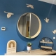 Décoration poétique en bois enfant chambre envolée d'oies sauvages